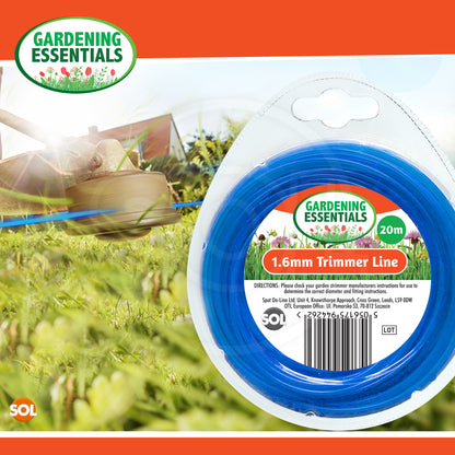 2x20M Garden Strimmer Trimmer Line Cord 1.2mm 1.6mm 2mm Nylon Wire Garden Grass