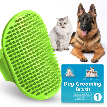 Dog Grooming Mitt Pet Glove Brush | Cat Fur Hair Remover Deshedding Hand Massage