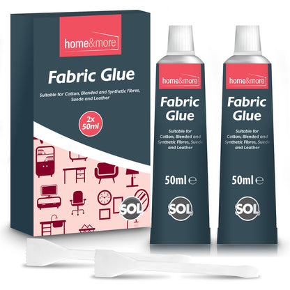 Extra Strong Fabric Glue 50ml | Washable Adhesive Repair Hemming Sewing Textile