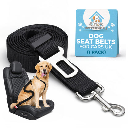 Pet Dog SEAT BELT Adjustable Travel Car Safety Harnesses Lead Restraint Strap